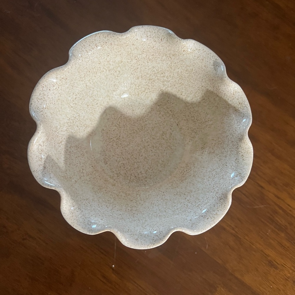 Lufkin Pottery from Seagrove, NC- Signed 2006 - Ridged Bowl - Picture 2 of 3
